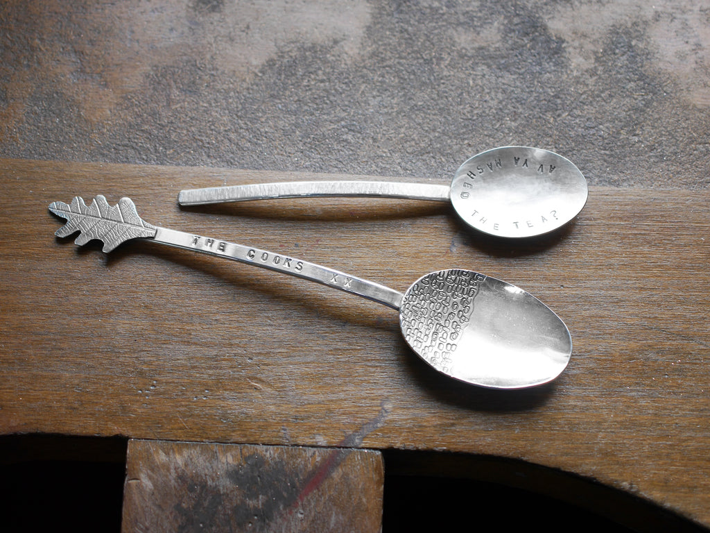 Making silver spoons workshop