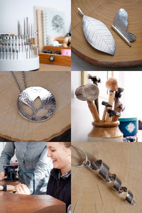 Silver jewellery workshops Derbyshire