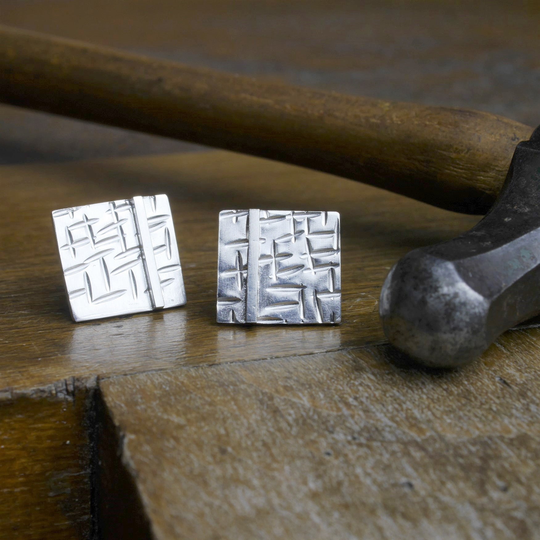 Making Textured Silver Earrings Workshop (half day, am)